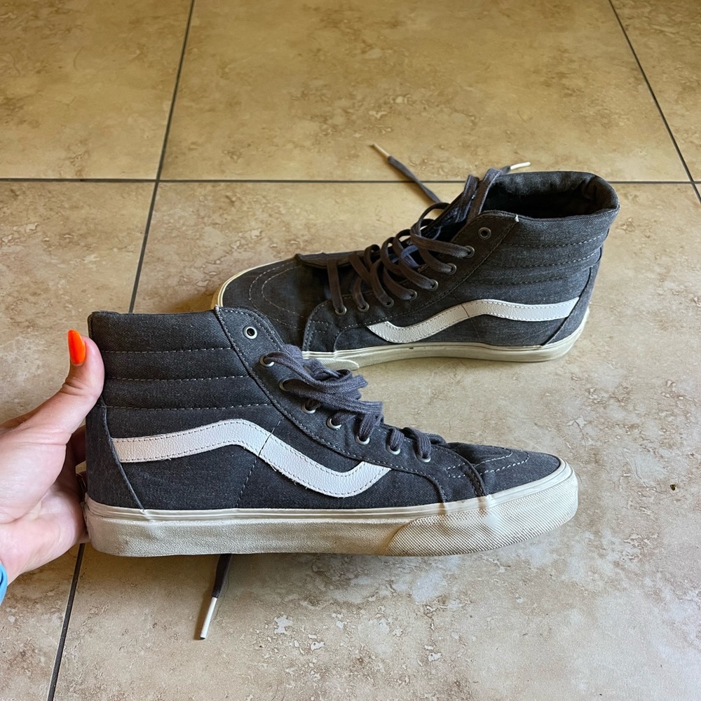 Vans High Top Canvas Sk8-Hi Shoes